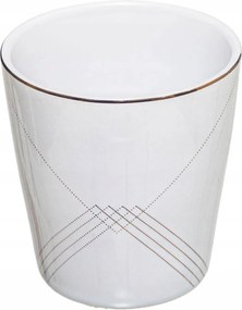 Korsó fül nélkül, magas porcelán Csésze tálka