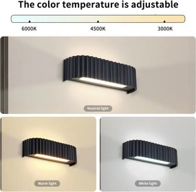 BRILAGI - LED fali lámpa FALCON MODERN LED/10W/230V 30 cm 3000/4500/6000K fekete