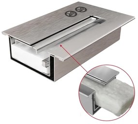 INDIA BIO krb 8,5x49 cm, 2,5 kW, fekete, TUV tanúsítvány