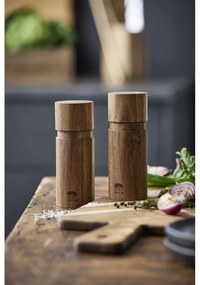 Natúr színű fa só- és borsőrlő szett 2 db-os – Holm
