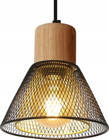 Függőlámpa E27 Csillár Loft Fekete Retro Modern Nappali