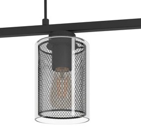 Eglo 99707 - Csillár zsinóron ZOCABON 4xE27/40W/230V