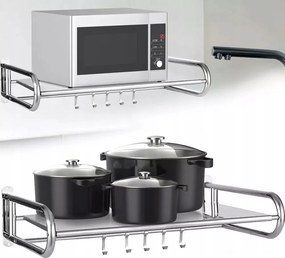 Fali Tartók Mikrohullámú Sütő Polc Konyhai Tároló Polc