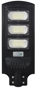 LED Napelemes utcai lámpa érzékelővel STREET LED/15W/3,2V IP65 + távirányító