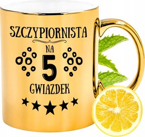 Arany Csillogó Bögre Csípős Ajándék Nyomtatott Fotóval