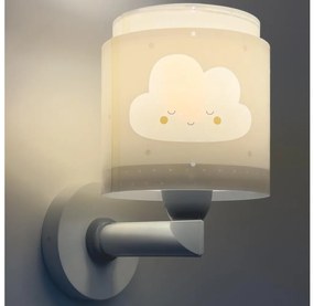 Dalber 76019E - Gyerek fali lámpa BABY DREAMS 1xE27/15W/230V szürke