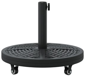 Napernyő Talapzat Kerek Kerekekkel Ø38-48 mm-es Oszlopokhoz 13 kg