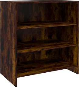 vidaXL füstös tölgy színű szerelt fa tálalószekrény 70 x 40,5 x 75 cm