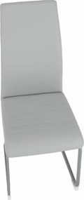 Étkező szék, világosszürke/szürke, NOBATA