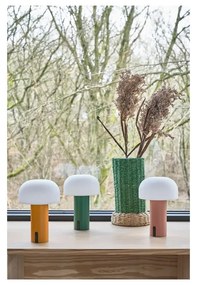 Fehér-zöld LED asztali lámpa (magasság 22,5 cm) Styles – Villa Collection