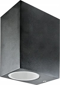 Boston Kerti Fali Lámpa 2XGU10 Fekete Polux