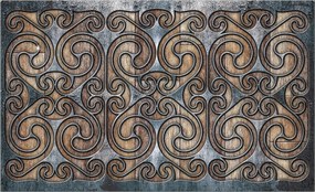 Flizelin fotótapéta Kelta minták fém és fa grafit 254x184 +ragasztó