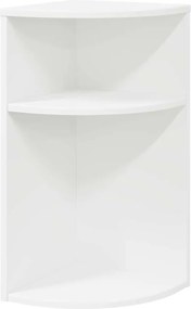 vidaXL Végasztal Fehér 29,6 x 29,6 x 60 cm Faanyag