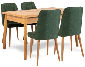 Étkező szett Santo set (6 fő részére) (atlanti fenyő + zöld) . 1102558