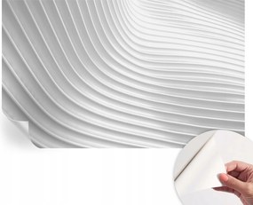 Öntapadós tapéta Divatos 3D fali ragasztóval Elegáns hullámok 416x254 cm