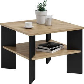 Dohányzóasztal Négyzet 60X60X47 Craft Arany/fekete