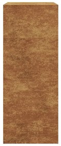 tűzifaállvány 60x40x100 cm időjárásálló acélból