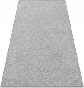 Nappali Hálószoba Szőnyeg Puha Sima Minta Nélkül ezüst 200x200 cm