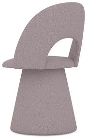 Levendula színű kárpitozott étkezőfotel Kalo – Makamii