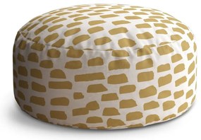 Circle zsámoly arany ecsetvonások, arany / fehér