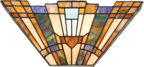 Elstead QZ-INGLENOOK-WU Inglenook tiffany fali lámpa többszínű 2×E14 IP20