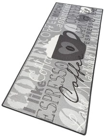 Coffee cup szürke konyhai futószőnyeg, 67 x 180 cm - Hanse Home