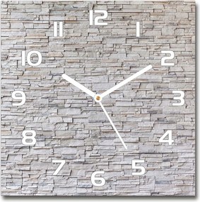 Üveg falióra Kő falióra 30x30 cm