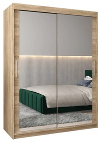 Ruhásszekrény 150 cm Toki 3 (szonoma tölgy + szonoma tölgy). 1065082