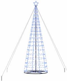 LED Karácsonyi Fenyő 800 LED-del állvánnyal Kék 400 cm Vas