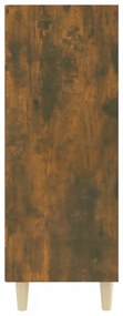 füstös tölgy színű szerelt fa tálalószekrény 69,5x32,5x90 cm