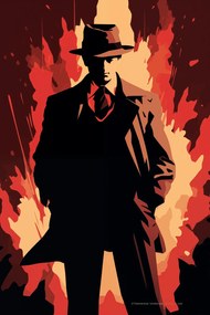 Poszter 30x45cm Rejtélyes detektív