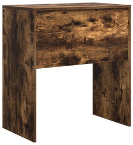 vidaXL Füstölt Tölgy Íróasztal Füstölt Tölgy MDF 70 x 40 x 76 cm Tartós