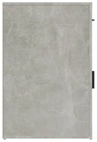 betonszürke szerelt fa íróasztal szekrény 40x49x75 cm