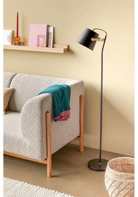 Natúr színű fali polc képekhez tölgyfa dekorral 120 cm Folk – Hübsch