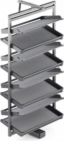 Forgókosár Szekrényhez Cipőtartó Állvány Symphony 8 polc Antracit WB-671