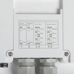 Kanlux 38785 - LED Kültéri lámpa érzékelővel BENO 24/30W/230V 3000/3500/4000K IP65 fehér