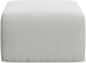 Világosszürke bársony lábtartó Lani – Makamii