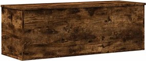 vidaXL füstös tölgy színű szerelt fa tárolóláda 102 x 35 x 35 cm