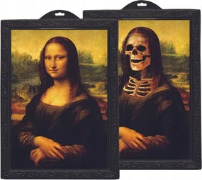Halloween képkeret hologram Mona Lisa