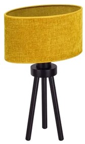 Duolla - Asztali lámpa OVAL 1xE27/15W/230V átm. 30 cm barna