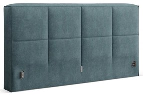 Kék kárpitozott ágytámla 229x100 cm Darren – Micadoni