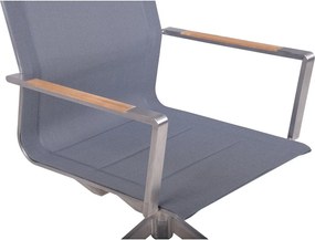 Szürke fém kerti szék Salida – Garden Pleasure