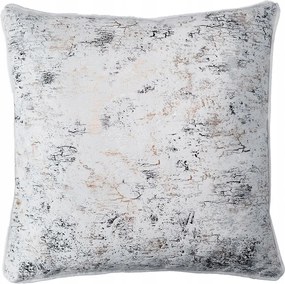 Díszpárnahuzat márvány glamour 40x40 cm Fehér