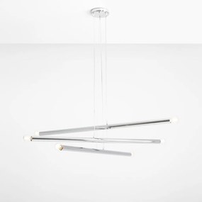 ALDEX 1072K4 TUBO Modern Led Függesztett Lámpa Króm E14 IP20