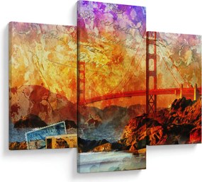 Kép - Golden Gate, San Francisco, Kalifornia (90x60 cm)