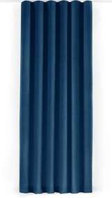 Kék bársony dimout (részleges sötétítő) függöny 140x270 cm Velto – Filumi