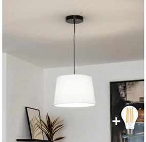 Brilagi - LED zsinóros függeszték CERIA 1xE27/40W/230V Ø 30 cm fehér