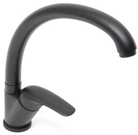 Ceramia S-Line Pro mosogató csaptelep forgó karral fekete matt SIKOBSLPRO281C