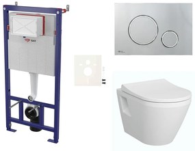 Függő WC szett világos falakhoz / válaszfalhoz VitrA Integra SIKOSSINTRE71K