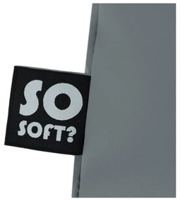 Sötétkék bőrutánzat babzsákfotel Chill XL – So Soft?